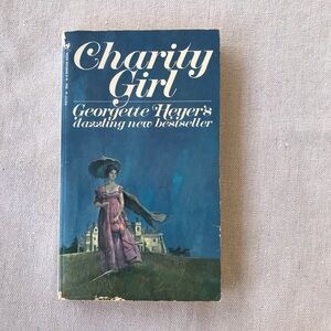Charity Girl by Georgette Heyer, vintage 70’s paperback, Regency Romance